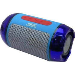 Wster WS-100 Ηχείο Bluetooth 3W με Ραδιόφωνο Μπλε