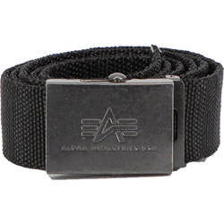 ALPHA INDUSTRIES Heavy Duty Belt - Black