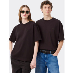 LACOSTE Loose Fit Heavy Jersey T-shirt Ανδρικό σε Καφέ Χρώμα