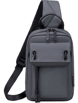 Arctic Hunter Ανδρική Τσάντα Στήθους Ανθρακί XB00526-GY