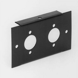 PENNELCOM 20520 2U MSB Front Panel for 2 x DIN-socket - 1 Module Wide - PENN-ELCOM