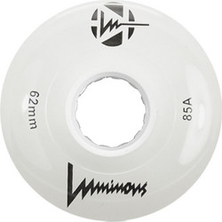 LUMINOUS 62mm/85A ροδάκια - Λευκό (4αδα)