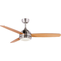 IQ CF-4812 Ανεμιστήρας Οροφής 122cm 85W με Φως & Τηλεχειριστήριο Ασημί