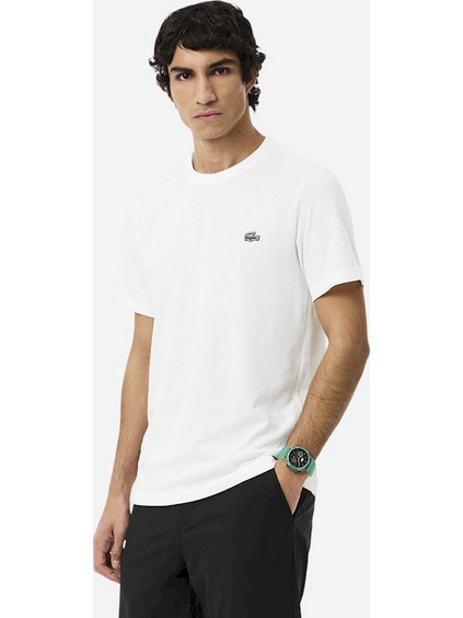 Lacoste Ανδρικό T-shirt Turtle Neck Λευκο