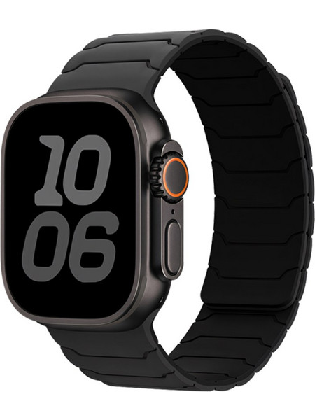 Hoco WA39 Λουράκι Σιλικόνης Black (Apple Watch 44 / 45 / 46 / 49mm)