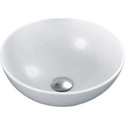 Icon LT 3003 Επικαθήμενος Νιπτήρας Μπάνιου Στρογγυλός 40x40x14.5cm Λευκός 92990300IC