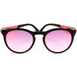 Carrera Hyperfit 18/S U4Q/YB Αθλητικά Ανδρικά Γυαλιά Ηλίου Στρογγυλά Κοκάλινα Μαύρα με Ροζ Degradee Φακό