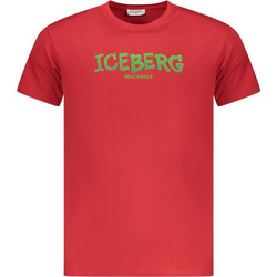 ICEBERG MEN'S SHORT-SLEEVED T-SHIRT, RED - ICE25MTS01_RORED