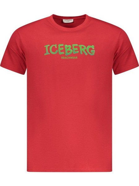 ICEBERG MEN'S SHORT-SLEEVED T-SHIRT, RED - ICE25MTS01_RORED