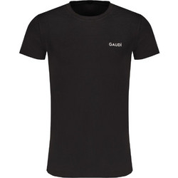 GAUDI MEN'S SHORT SLEEVE T-SHIRT BLACK - GAU1UTS01_NEBLACK