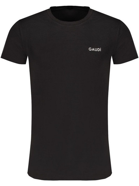 GAUDI MEN'S SHORT SLEEVE T-SHIRT BLACK - GAU1UTS01_NEBLACK
