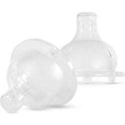 Baboo Premium Silicone Teat Medium Flow θηλή μπιμπερό 3m+ 2 τμχ