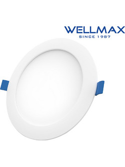 ΦΩΤΙΣΤΙΚΟ LED DOWNLIGHT ΧΩΝΕΥΤΟ ΣΤΡΟΓΓΥΛΟ Φ225 24W 1920LM 6500K WELLMAX