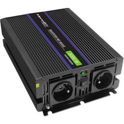 Qoltec Inverter Αυτοκινήτου Τροποποιημένου Ημιτόνου 3000W για Μετατροπή 12V DC σε 230V AC 51927