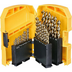 Dewalt Σετ 29 HSS-G Τρυπάνια HSS με Κυλινδρικό Στέλεχος για Μέταλλο DT7926-XJ
