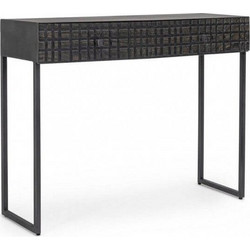 Κονσόλα Bizzotto Dorset Metal/Wood 100 x 133 x 80 cm