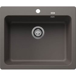 Blanco Naya 6 Ένθετος Νεροχύτης Γρανίτη Volcano Grey 61.5x51cm