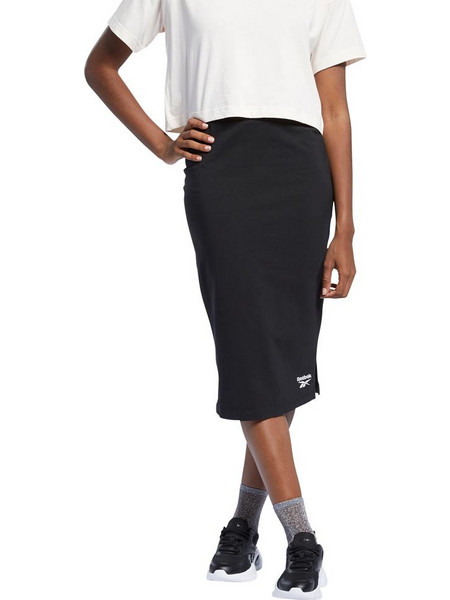 Reebok GJ4884 Υφασμάτινη Μίντι Φούστα Black