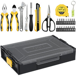 Deli Household Tool Set (EDL1229) - 29 τεμάχια - Μαύρο / Κίτρινο EDL1229