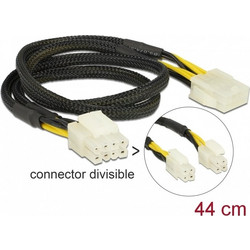 Extension Cable Power 8 pin EPS male (2 x 4 pin) to 8 pin female 44 cm