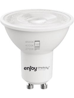 EL903004 | EL903004 | LED SMD 7W GU10 3CCT dip switch|7W (86w)|621lm|110D|2700k-4000k-6500k| enjoysimplicity