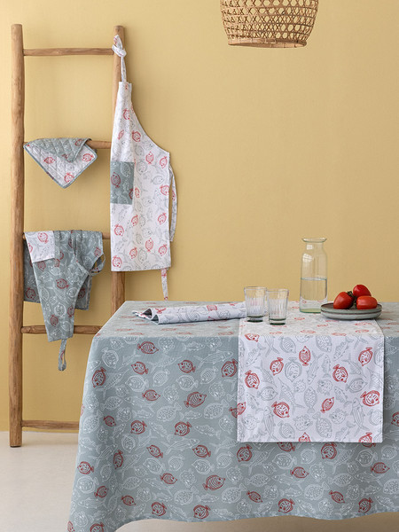 Palamaiki Runner TATI 40x160 TAT11-TAT12 Λευκό - Γκρι