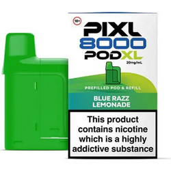 Pixl 8000 Blue Razz Lemonade Prefilled Pod 20mg