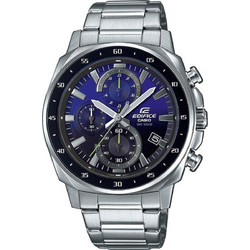 Casio Edifice Ανδρικό Ρολόι Χρονογράφος με Ασημί Μεταλλικό Μπρασελέ EFV-600D-2AVUEF