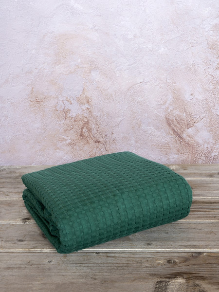 Κουβέρτα Γίγας 240x260 Habit - Jungle Green της NIMA Home 100% Egyptian Cotton Γίγας 240x260