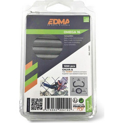 EDMA Συνδετήρες 16mm για το BABY GRAF 1250τμχ 041901