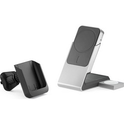 Alogic Βάση Κινητού Αυτοκινήτου με Μαγνήτη MagSafe Μαύρη MM31CPBCBK-G