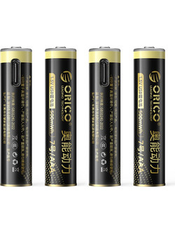 Orico Ener-G EG7C lithium battery 1.5V 500mWh AAA USB-C rechargeable battery 4 pcs
