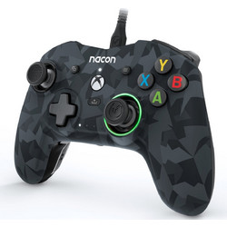 Nacon Pro Compact Wired Controller PC Xbox X & Xbox One Camo Grey