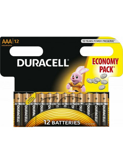 Duracell Economy Pack AAA 12τμχ