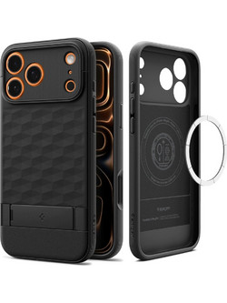 Θήκη Spigen Parallax S Magsafe για Apple iPhone 17 Pro Max iPhone 18 Pro Max Ματ Μαύρη