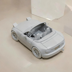 Άβαφη 3D Φιγούρα Model Kit Car MX5 NA για Βάψιμο DIY (Δώρο τα Χρώματα)