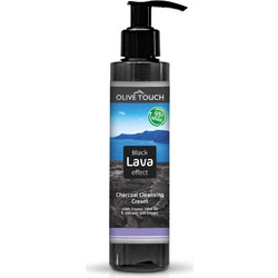 Propharm Olive Touch Black Lava Effect Charcoal Cream Λάδι Ντεμακιγιάζ 150ml