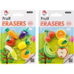 Σετ Γόμες Fancy Eraser Set: Fruits Qihao