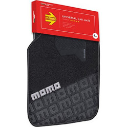 Momo μοκέτα Μαύρο Γκρι universal σετ 4 τμχ CM008BG