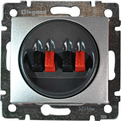 Valena μηχανισμός πρίζας HiFi 2 εξόδων αλουμίνιο 770124
