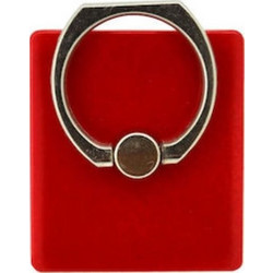 Ring Holder 360 για Κινητό σε Κόκκινο Χρώμα Κόκκινο Μεταλλικό