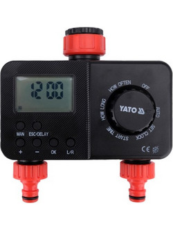 Yato YT-90201 Προγραμματιστής Ποτίσματος Μπαταρίας 2 Εξόδων