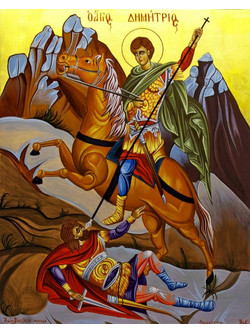 Olympus Diamond Painting Saint Dimitris - Ψηφιδωτό Μωσαικό Αγιού Δημητρίου