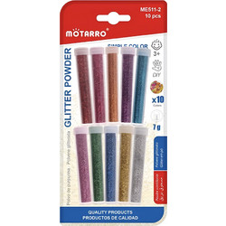 Χρυσόσκονες Χειροτεχνίας 10 x 7g Classic Colors Motarro ME511-2