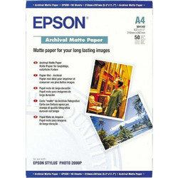 Epson Φωτογραφικό Χαρτί Matte A4 189 gr/m για Inkjet Εκτυπωτές 50 φύλλα