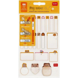 ΑΥΤΟΚΟΛΛΗΤΕΣ ΕΤΙΚΕΤΕΣ LEGAMI SET OF 3 STICKER SHEET TEDDY - STK0002