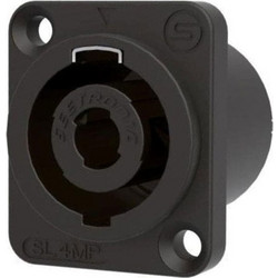 Seetronic SL4MP - Βύσμα Σασί Speakon 4 Πόλων 30A RMS, Μαύρο