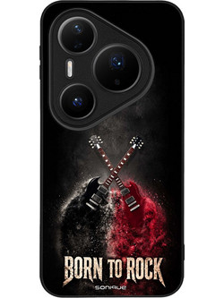 Sonique Men's Edition Back Cover με Σχέδιο «Born to Rock» (Huawei Pura 80 Pro 5G)