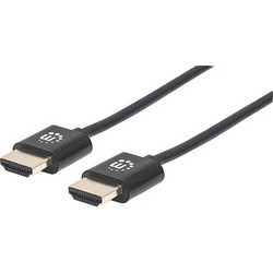 Manhattan Καλώδιο HDMI Male to HDMI Male 1.8m Black 394369