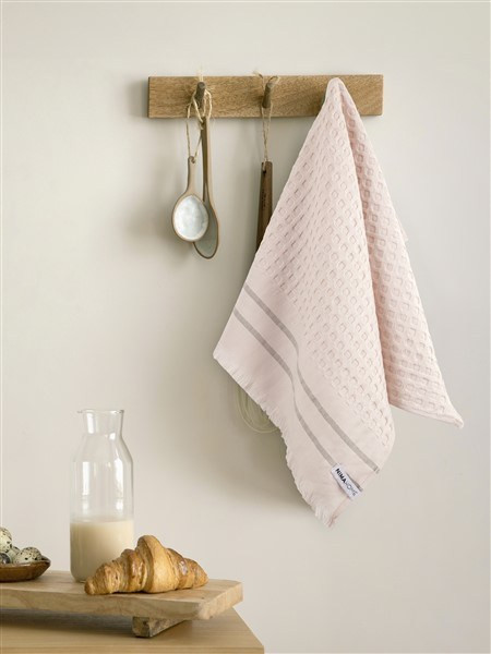 Nima Home - Πετσέτα Κουζίνας 40x60 - Honeycomb Pink